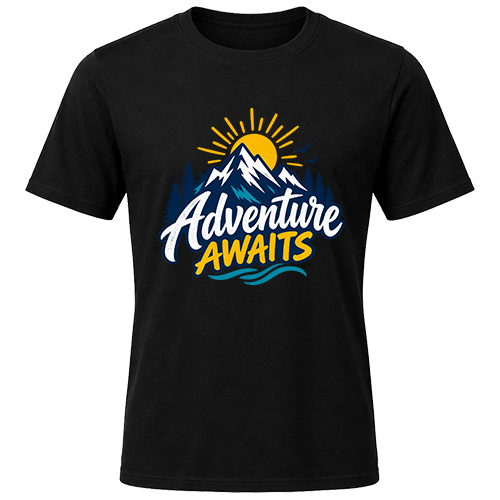 6 - T-Shirt (Black)